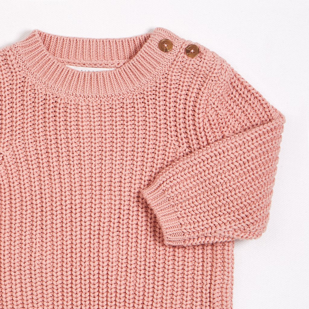 Winter Rose Knit Sweater
