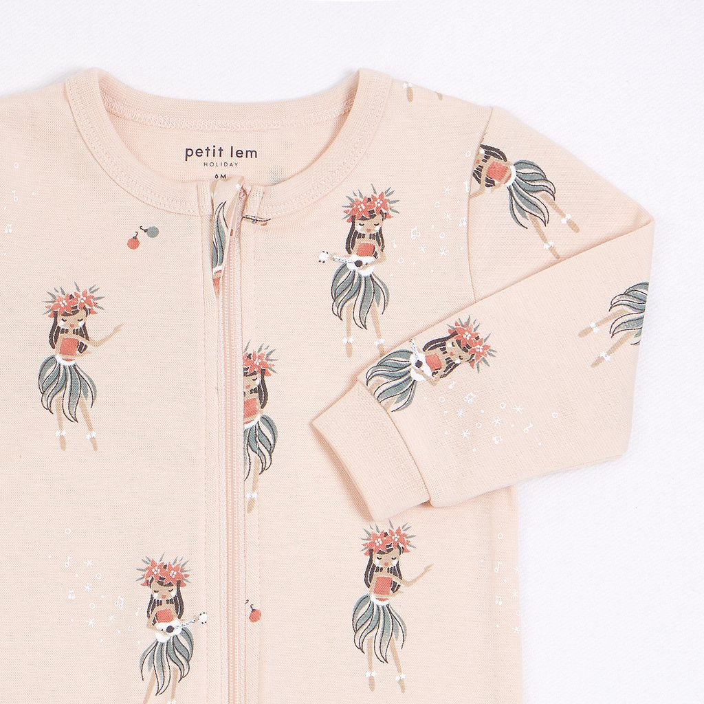 Luau Christmas Romper