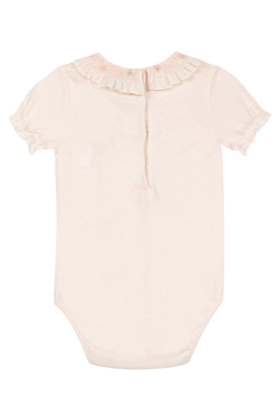 Bodysuit with Floral Collar
