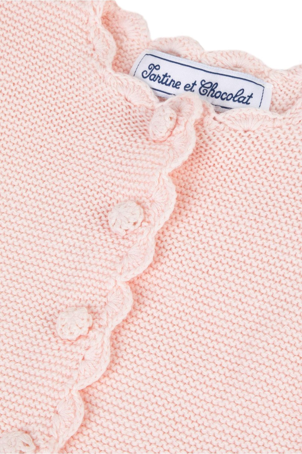 Knit Cardigan Light Pink