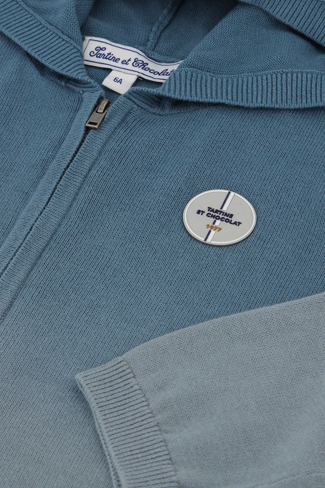 Dip Dyed Knit Hoodie