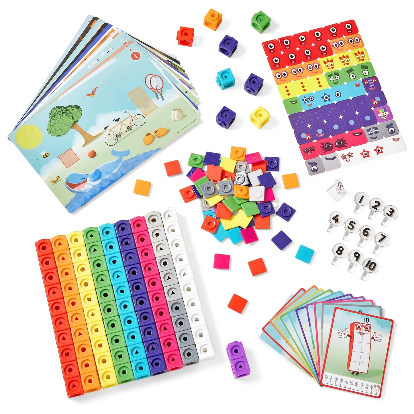 Hand 2 Mind | Numberblocks Mathlink Cubes Set 1-10