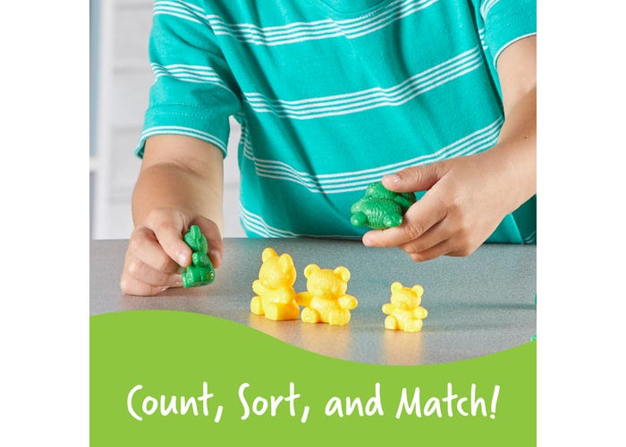 Learning Resources | Three Bear Family Rainbow Counters, Set Of 96