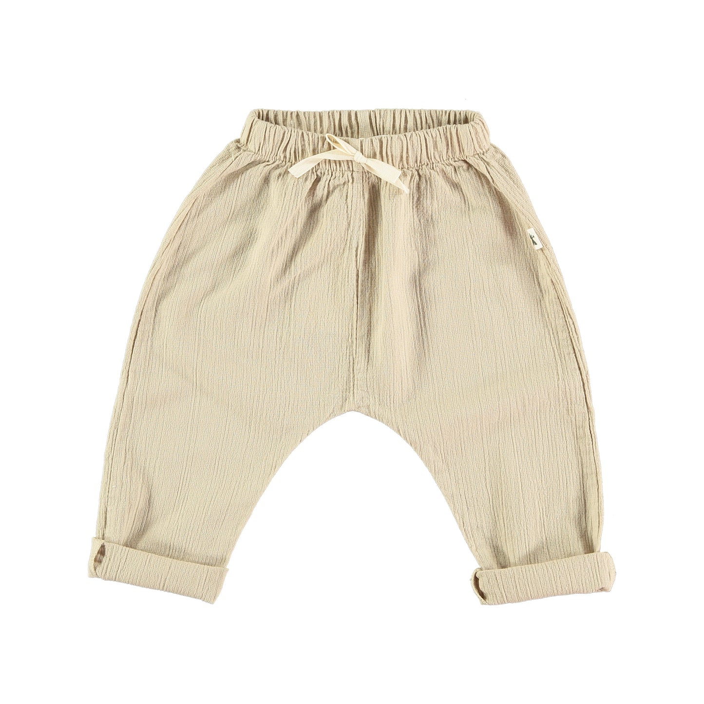 Relaxed Pants Sand Organic Cotton