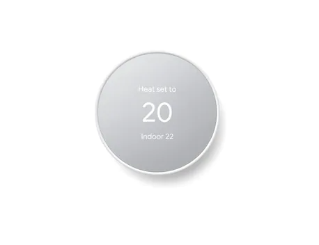 Google Nest Thermostat Snow