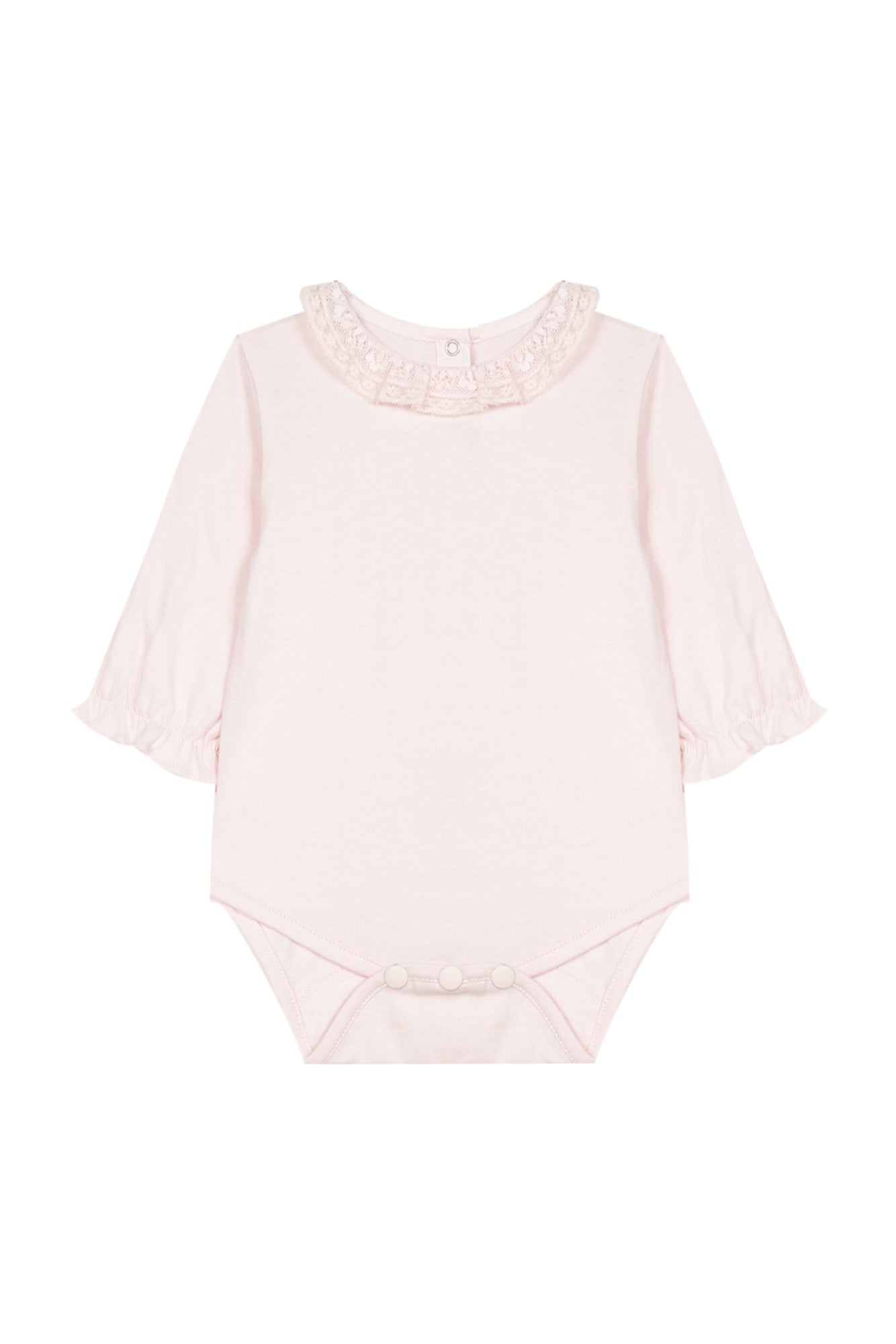 Baby Girls' Pink Cotton Bodysuit