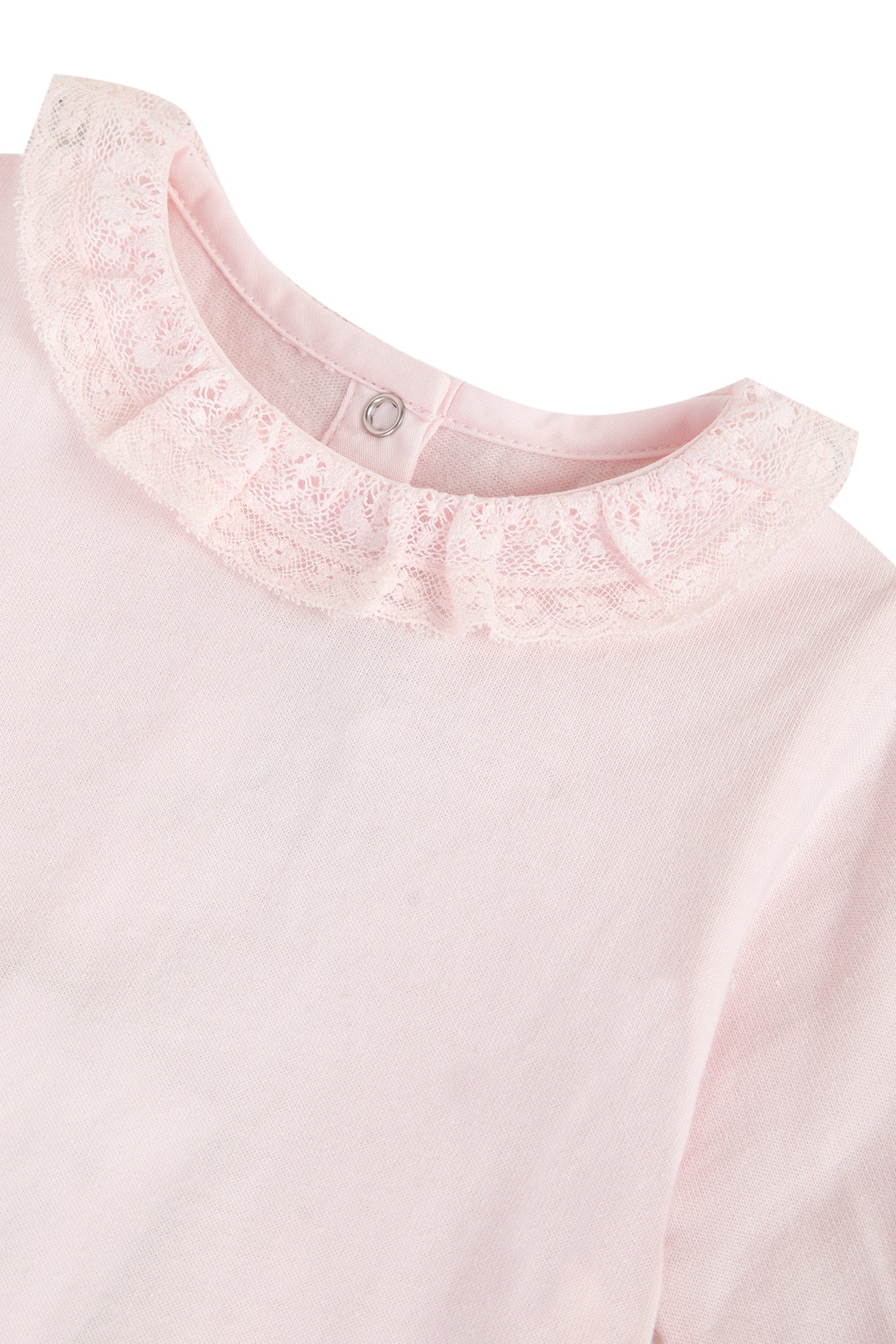 Baby Girls' Pink Cotton Bodysuit