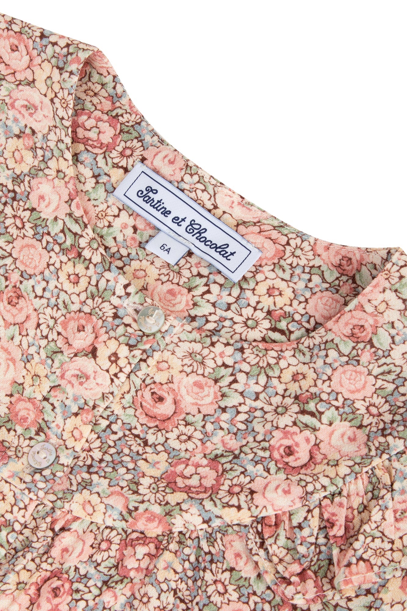 Girls' Flower Blouse