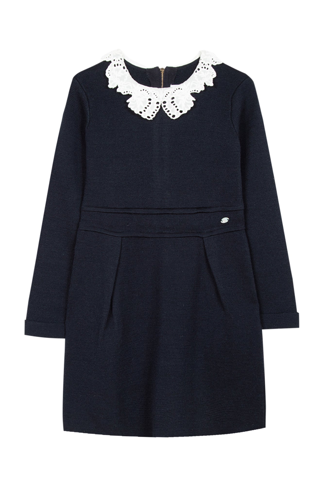 Girls' Navy blue Knit Dress