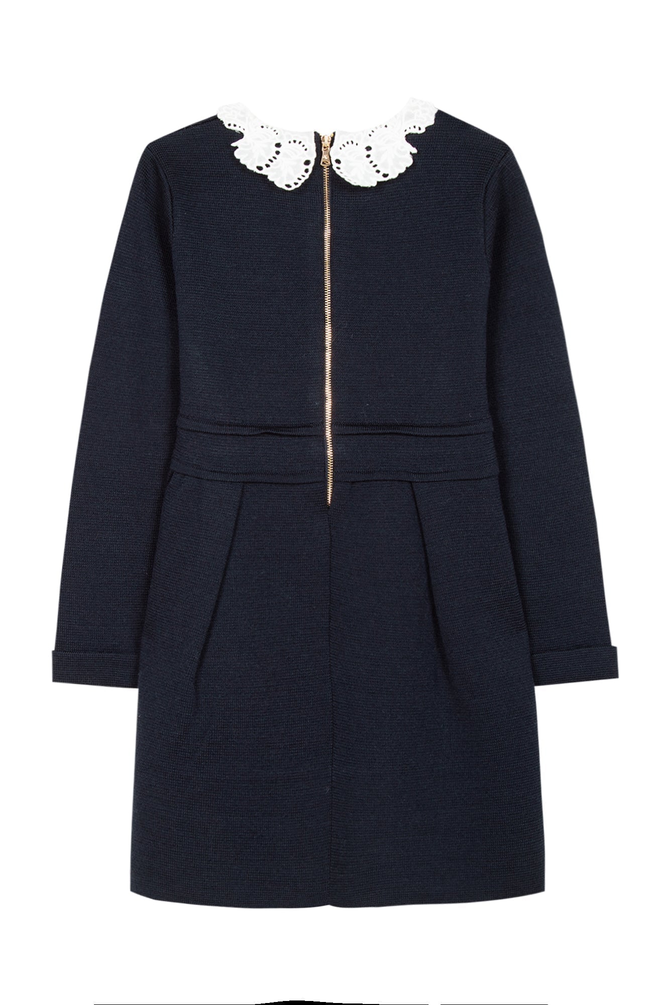 Girls' Navy blue Knit Dress