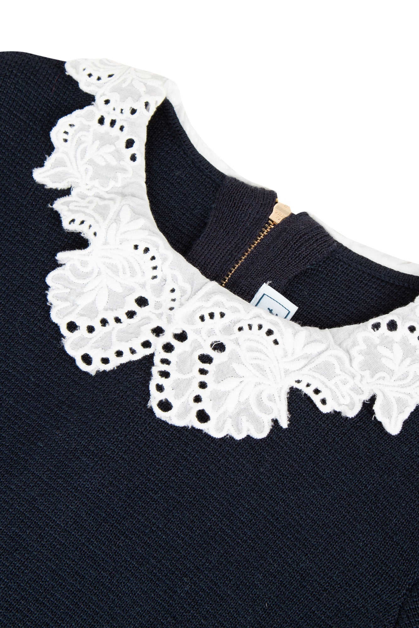 Girls' Navy blue Knit Dress