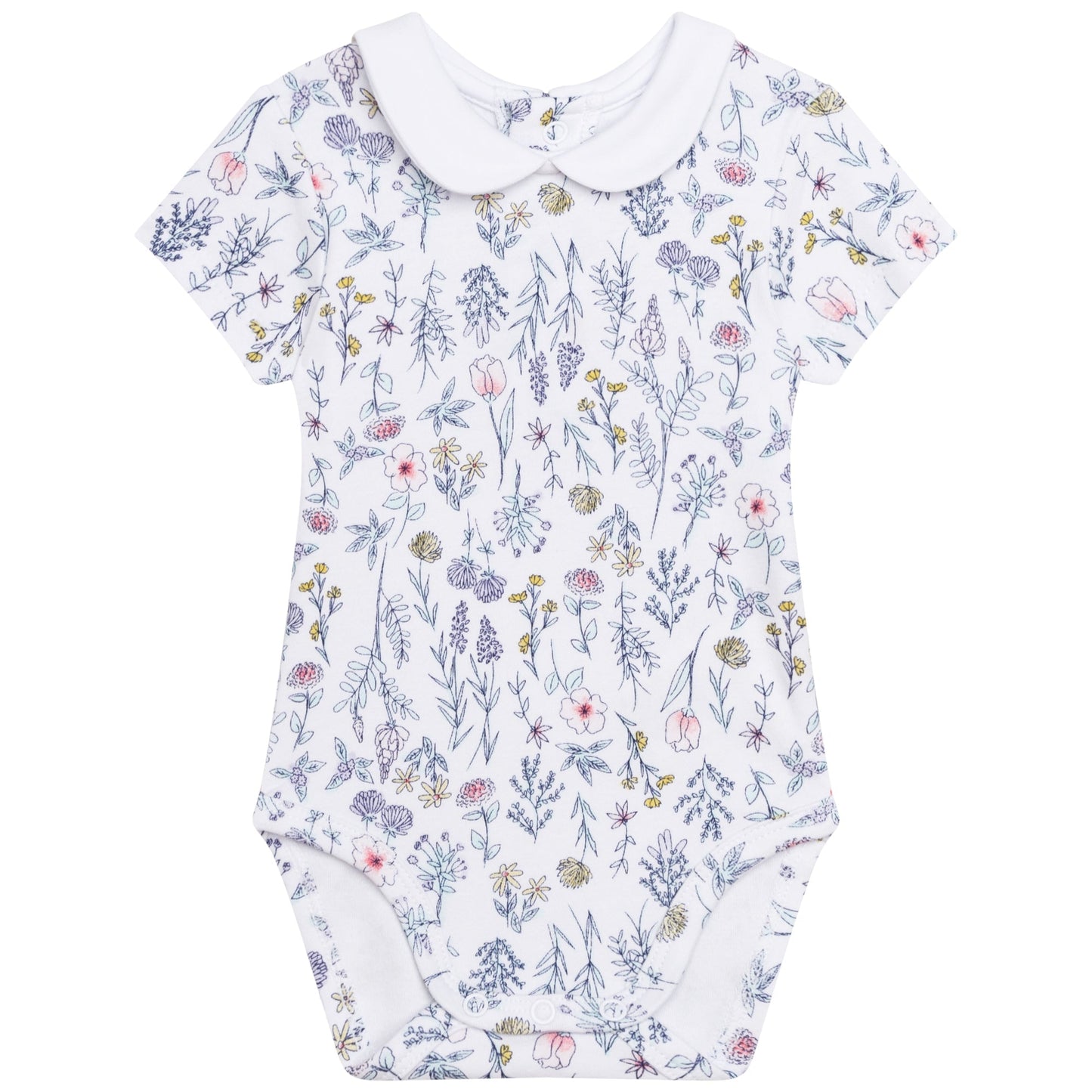 Flowers Onesie Organic Cotton
