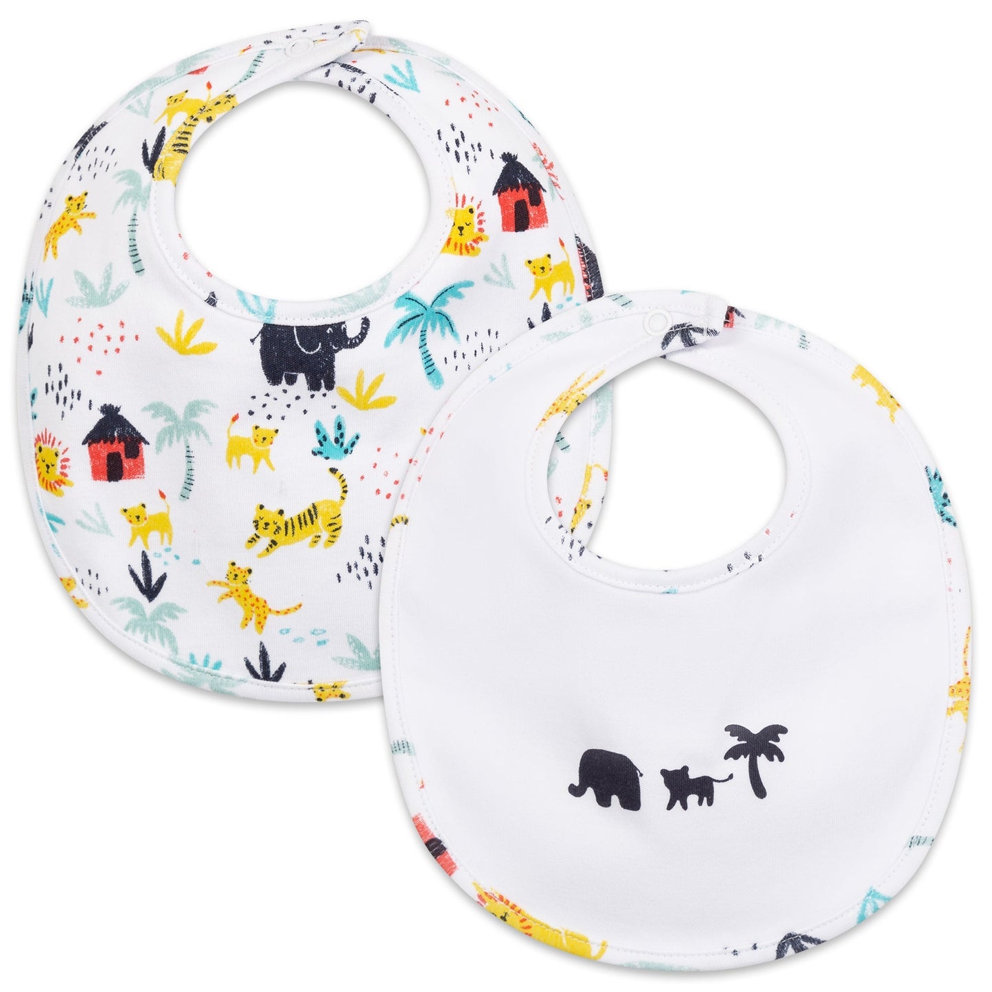 Safari Animals Bib Set