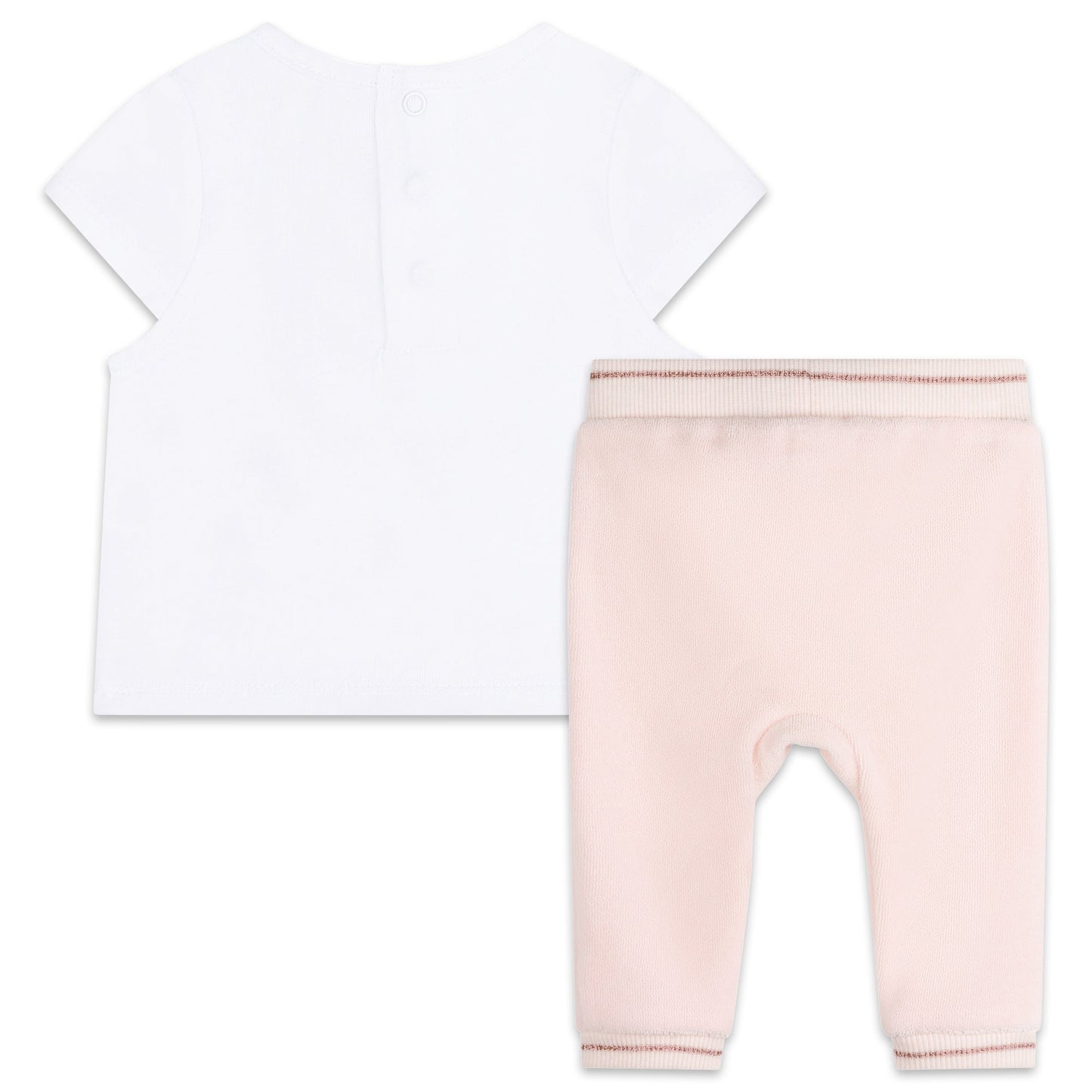 Flowers T-Shirt and Sweatpants Set Organic Cotton