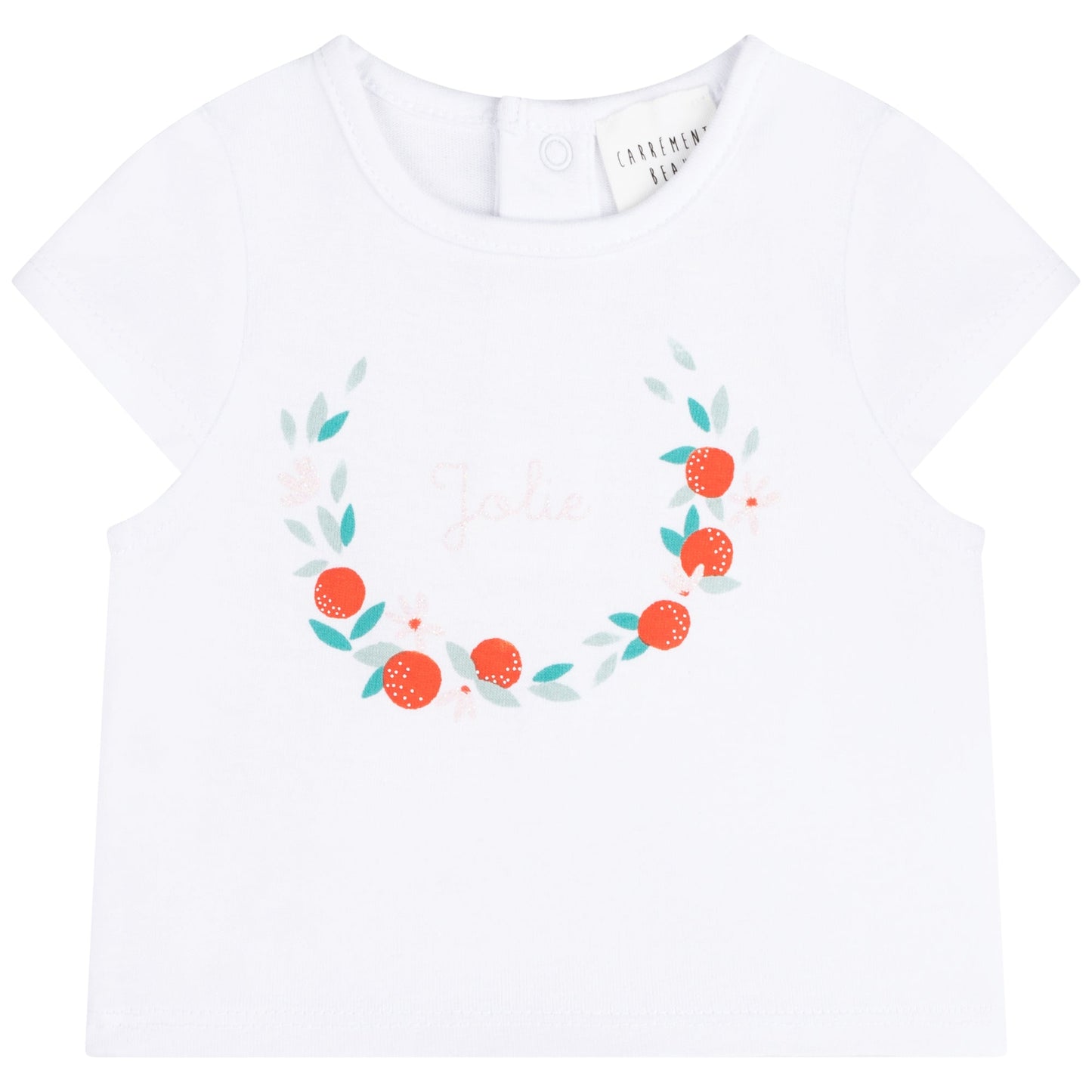 Flowers T-Shirt and Sweatpants Set Organic Cotton