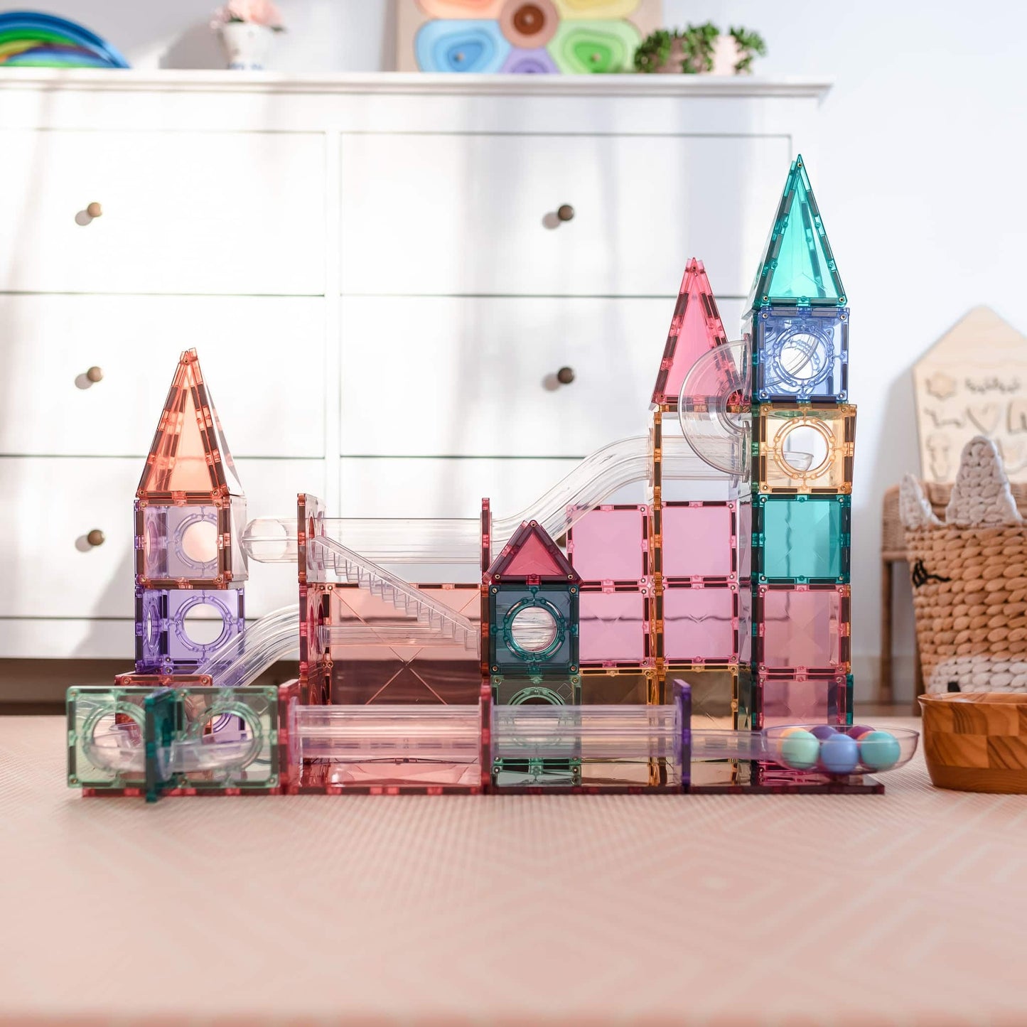 CONNETIX | 106 Piece Pastel Ball Run Pack