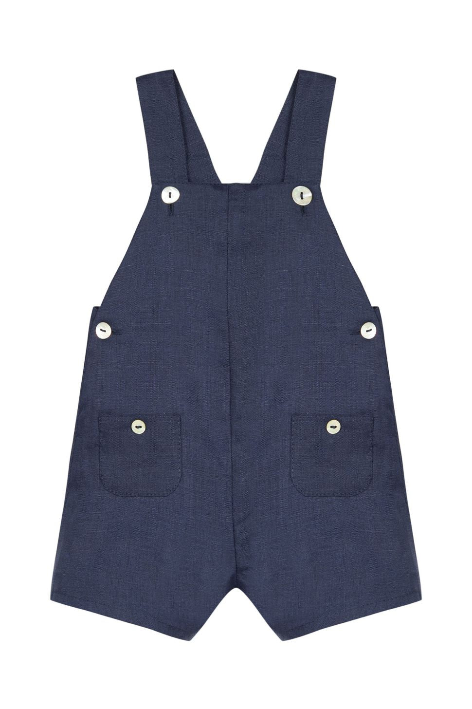 Linen Dungaree Pants