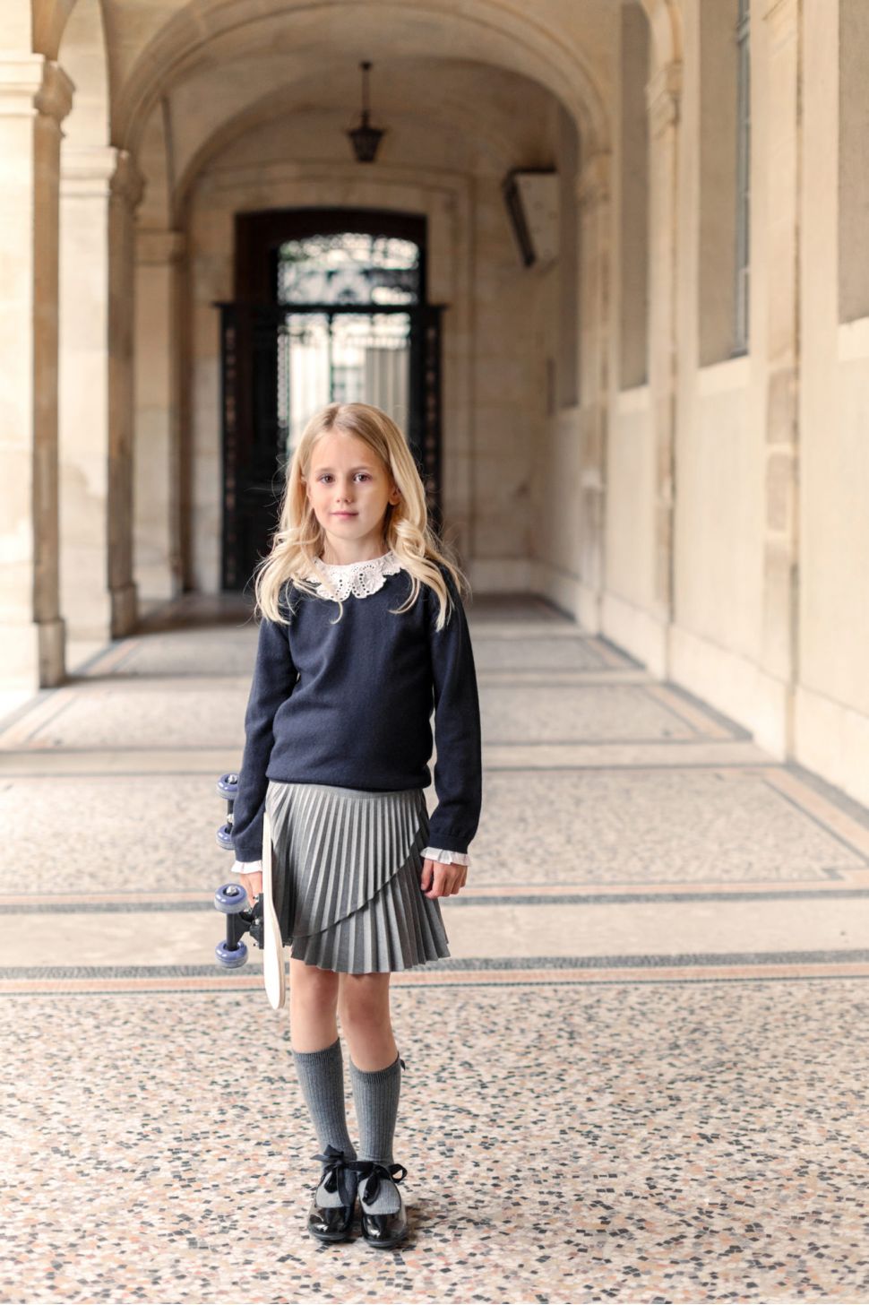 Girls' Pleated Skirt