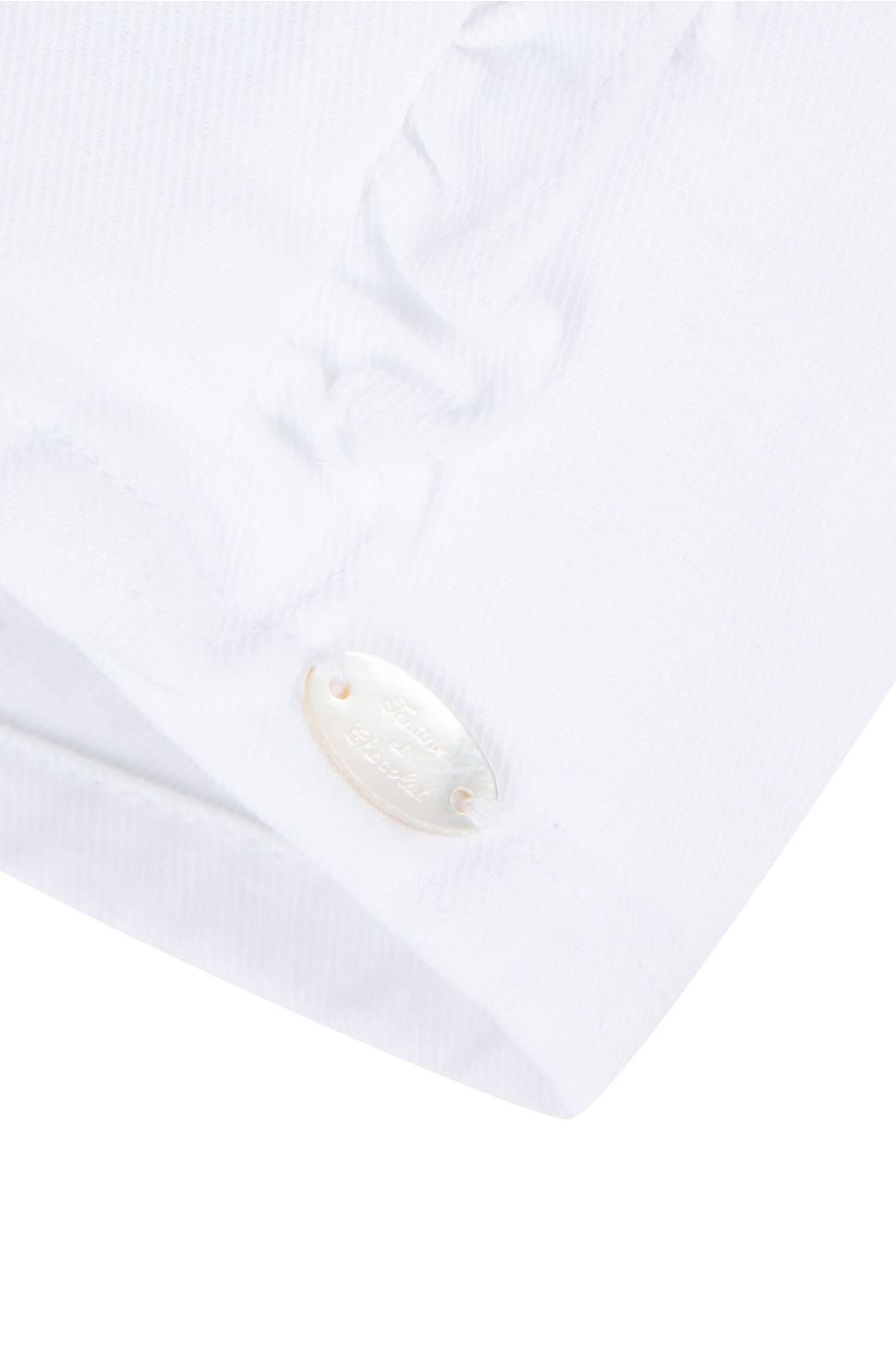 White Shorts with Ruffles