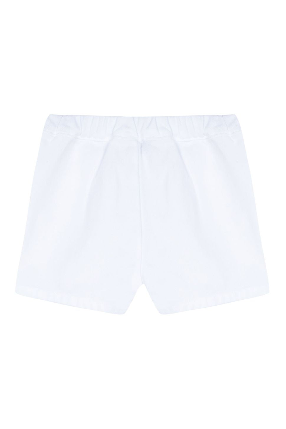 White Shorts with Ruffles