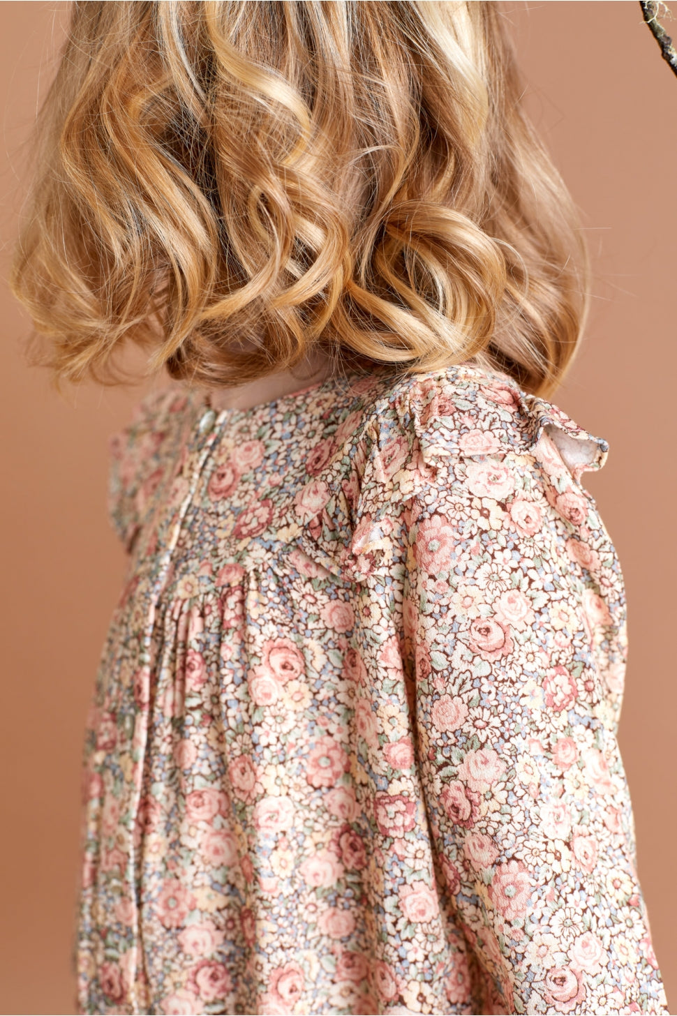 Girls' Flower Blouse