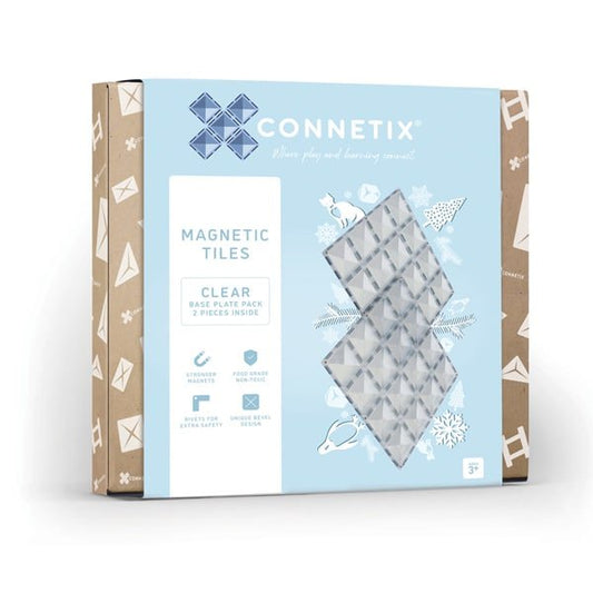 CONNETIX | 2 Piece Clear Base Plate Pack