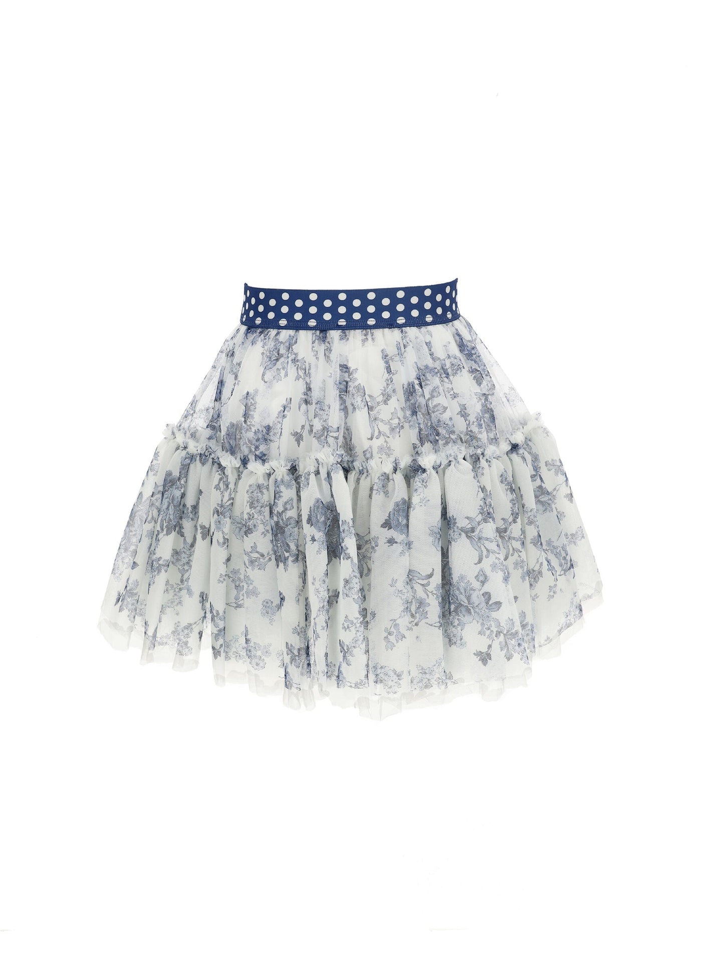 Tulle Skirt with Flowers