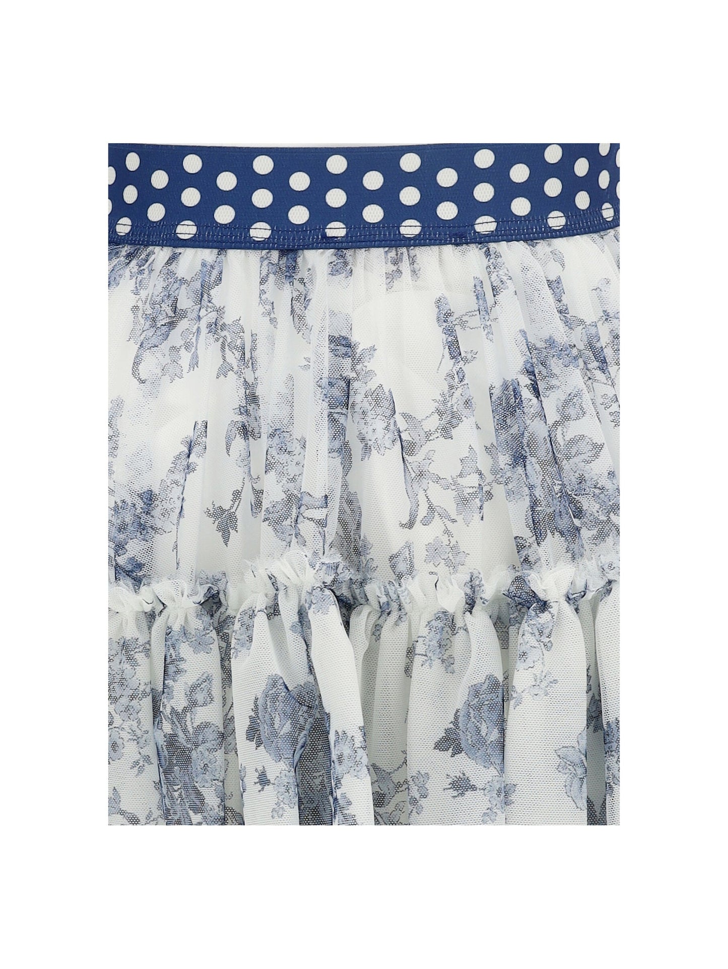 Tulle Skirt with Flowers