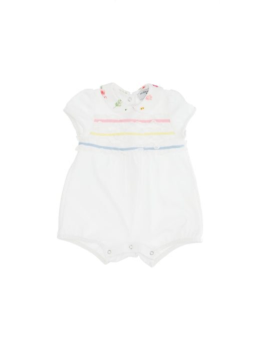 Summer Romper with Flower Print