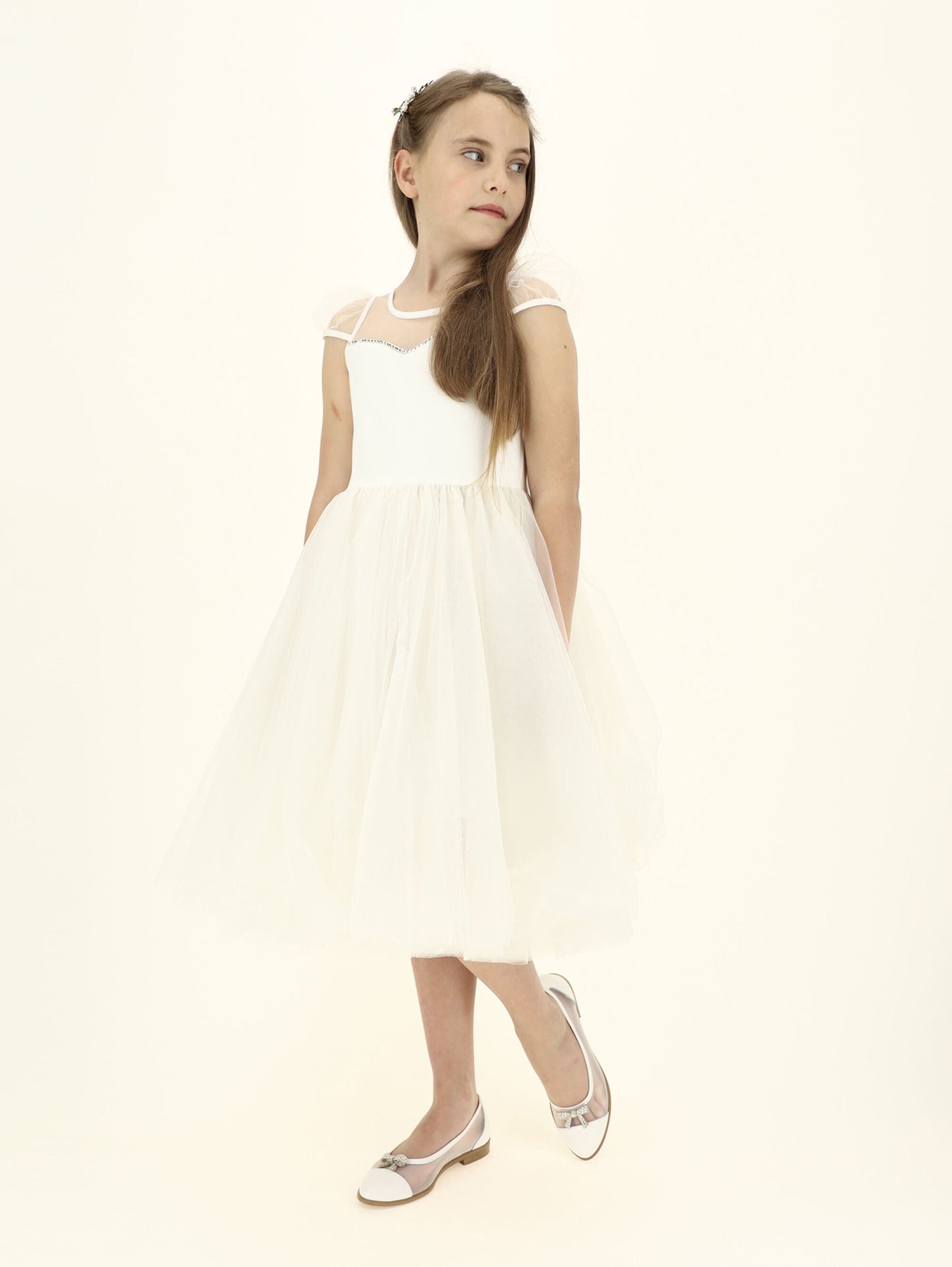 Ivory Tulle Dress