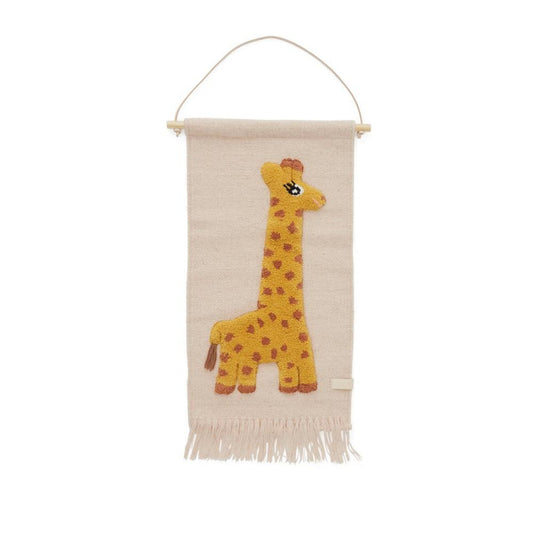 WALLHANGER - GIRAFFE - ROSE