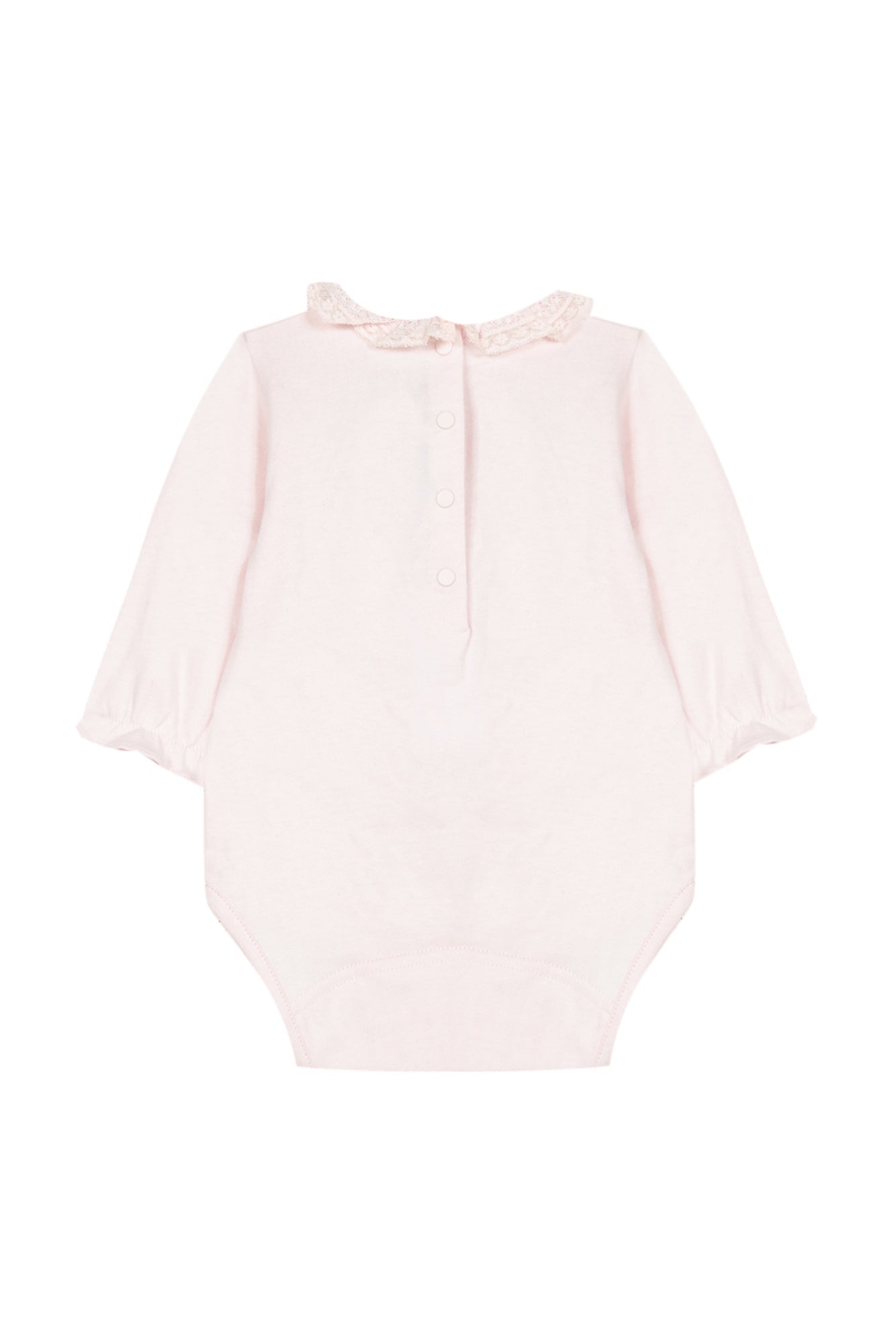 Baby Girls' Pink Cotton Bodysuit