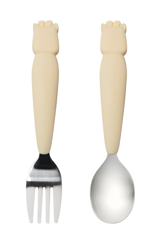 Kid's Spoon/Fork Set - Giraffe