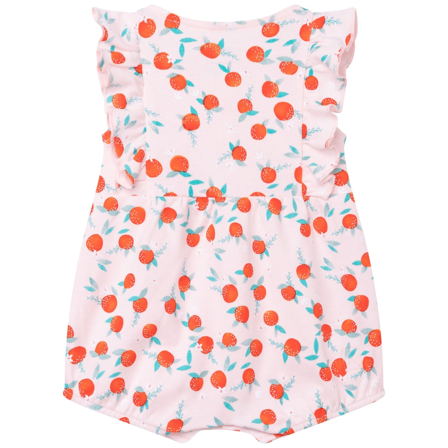 Oranges Short Romper and Sun Hat Set Organic Cotton