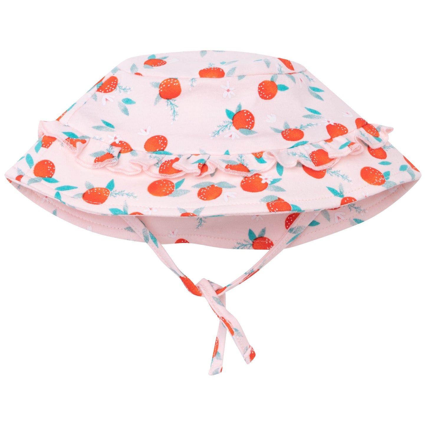 Oranges Short Romper and Sun Hat Set Organic Cotton
