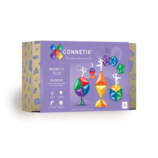 CONNETIX | 36pc Rainbow Shape Expansion Pack