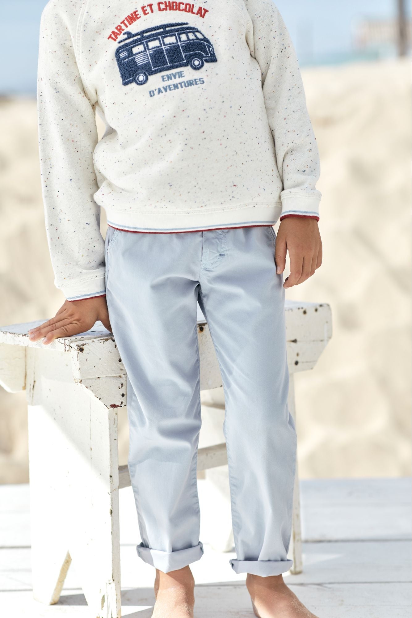 Light Blue Twill Pants
